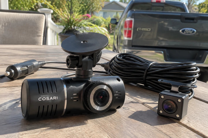 20-foot rear cable easily reached the back window of my F-150 Crew Cab