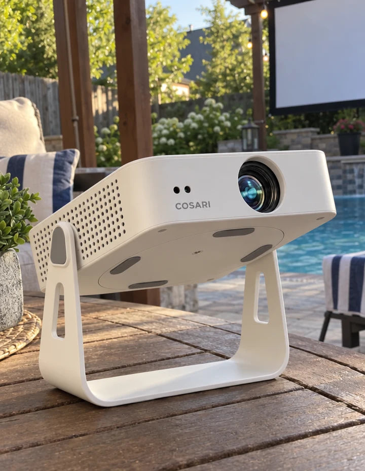 Our Saturday night poolside movies are the talk of the cul-de-sac