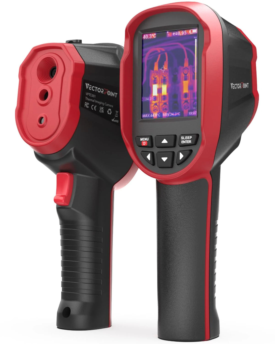 Cosari ThermoVision Pro 384 Thermal Imaging Camera: 3.5" Touchscreen, <30mK VOx, WiFi, Laser & Macro Lens - 7