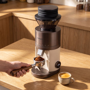 Cosari BaristaPro X1 — 60-Step Conical Burr Coffee Grinder with Anti-Static Ionizer
