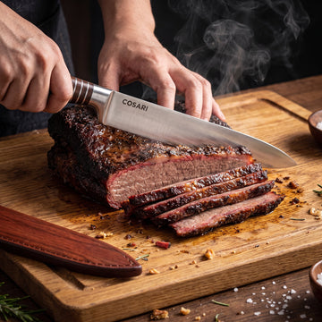 Cosari ButcherPro X1 — Hand-Forged Full-Tang High-Carbon Meat &amp; Brisket Knife