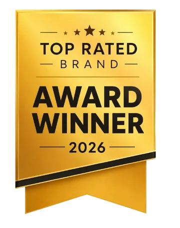 Top Rated Brand Award Winner 2026