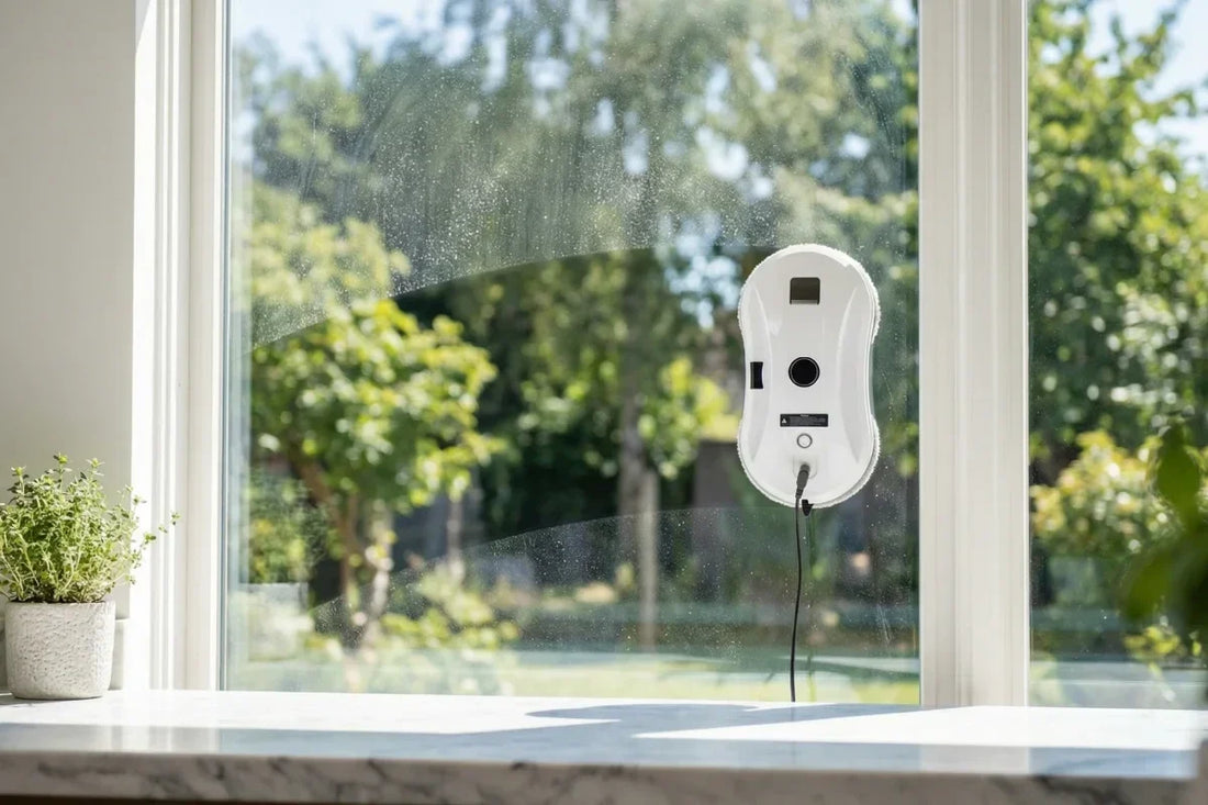 Cosari RoboClean Window Cleaning Robot: AI Navigation, 3,200 Pa Suction, Dual Auto-Spray - 4