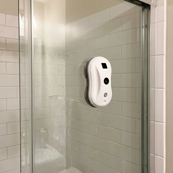 Mirrors and shower doors look brand new