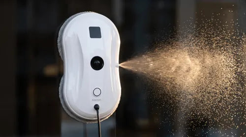 Fine spray mist from the nozzle